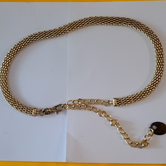 New Elegant Gold Chain Belt Total Length 37" - Picture 2 of 5